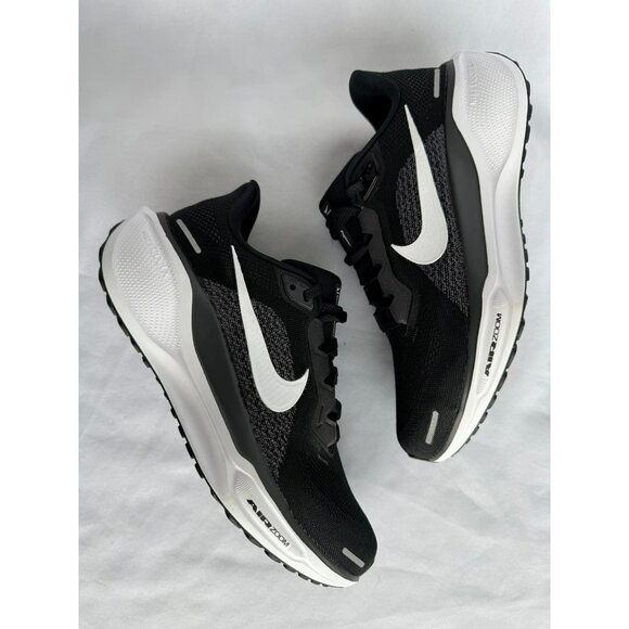 7.5 WOMEN'S NIKE AIR ZOOM PEGASUS 41 WIDE BLACK WHITE FN4932-002 - Picture 1 of 8